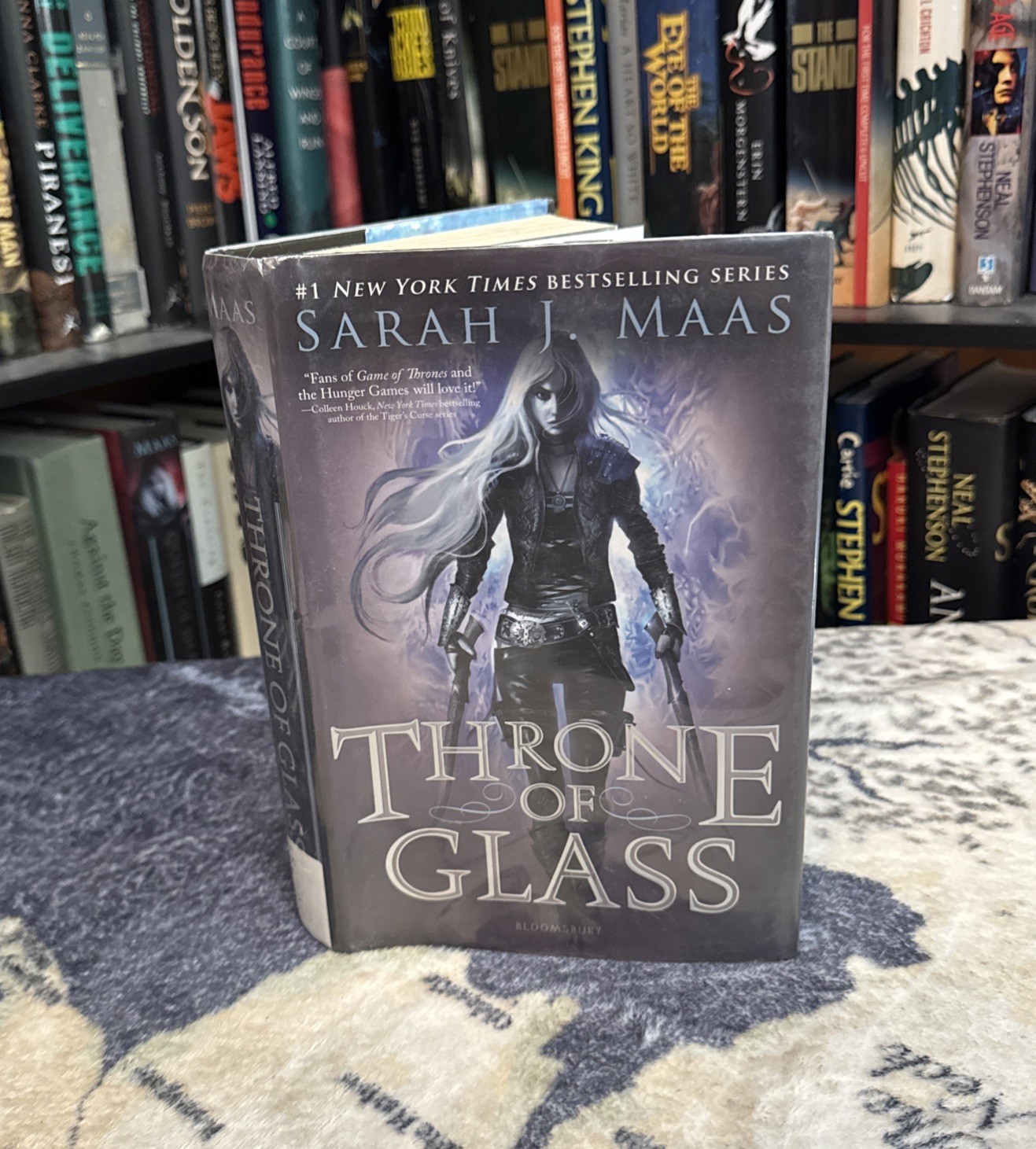 Throne of Glass – Sarah J Maas (Hardcover) Late Print, Original Cover, Ex-Lib.