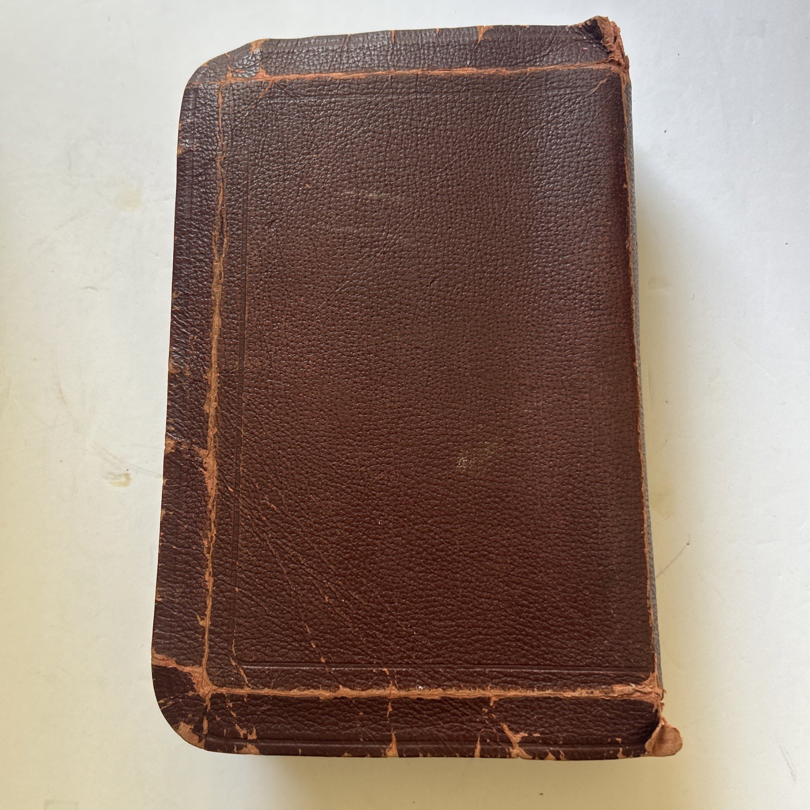 Vintage 1952 Holy Bible Red Letter The Spencer Press Great Aged Look
