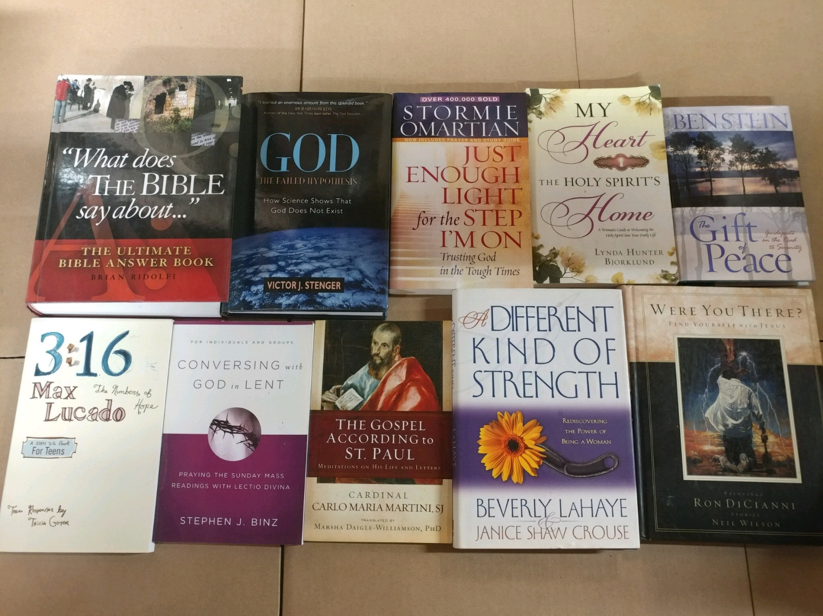 Lot of 20 Christian Prayer Bible Jesus Christ Stories Religion Book RANDOM*MIX