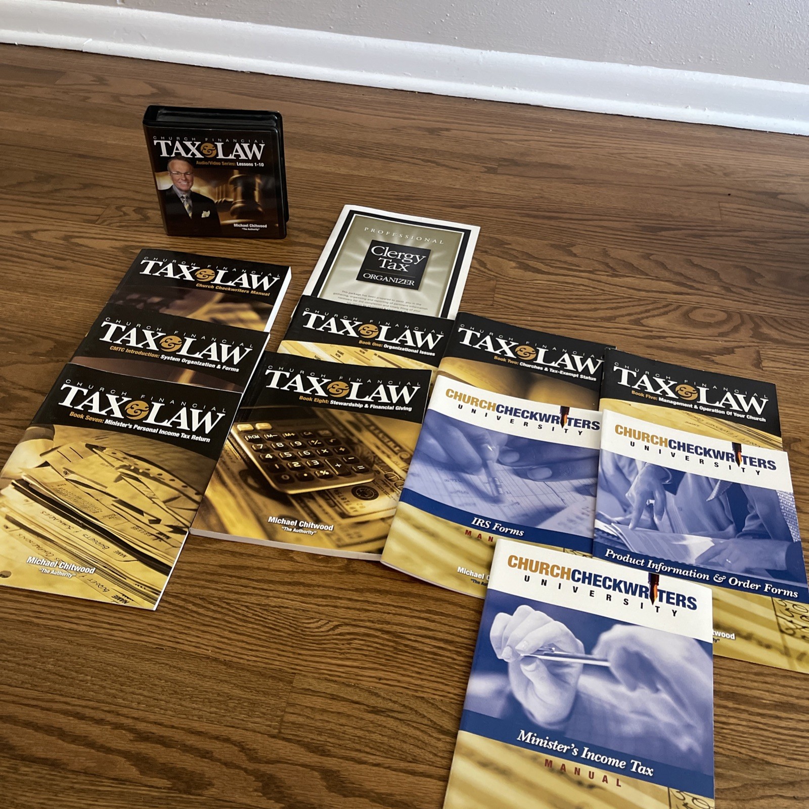 Church Financial Tax & Law Church Checkwriters Michael Chitwood Lot Books & DVD