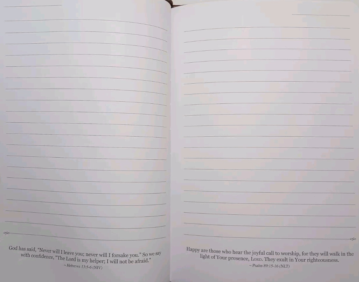 CHRISTIAN INSPIRATIONAL JOURNAL (2011, Faux Leather bound) * FREE SHIPPING *