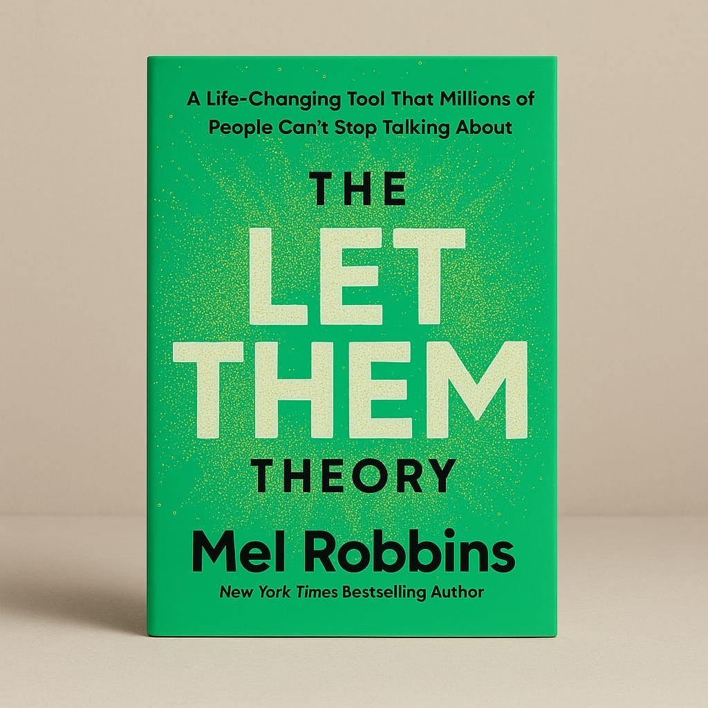 The Let Them Theory Book by Mel Robbins Paperback Self Help Guide