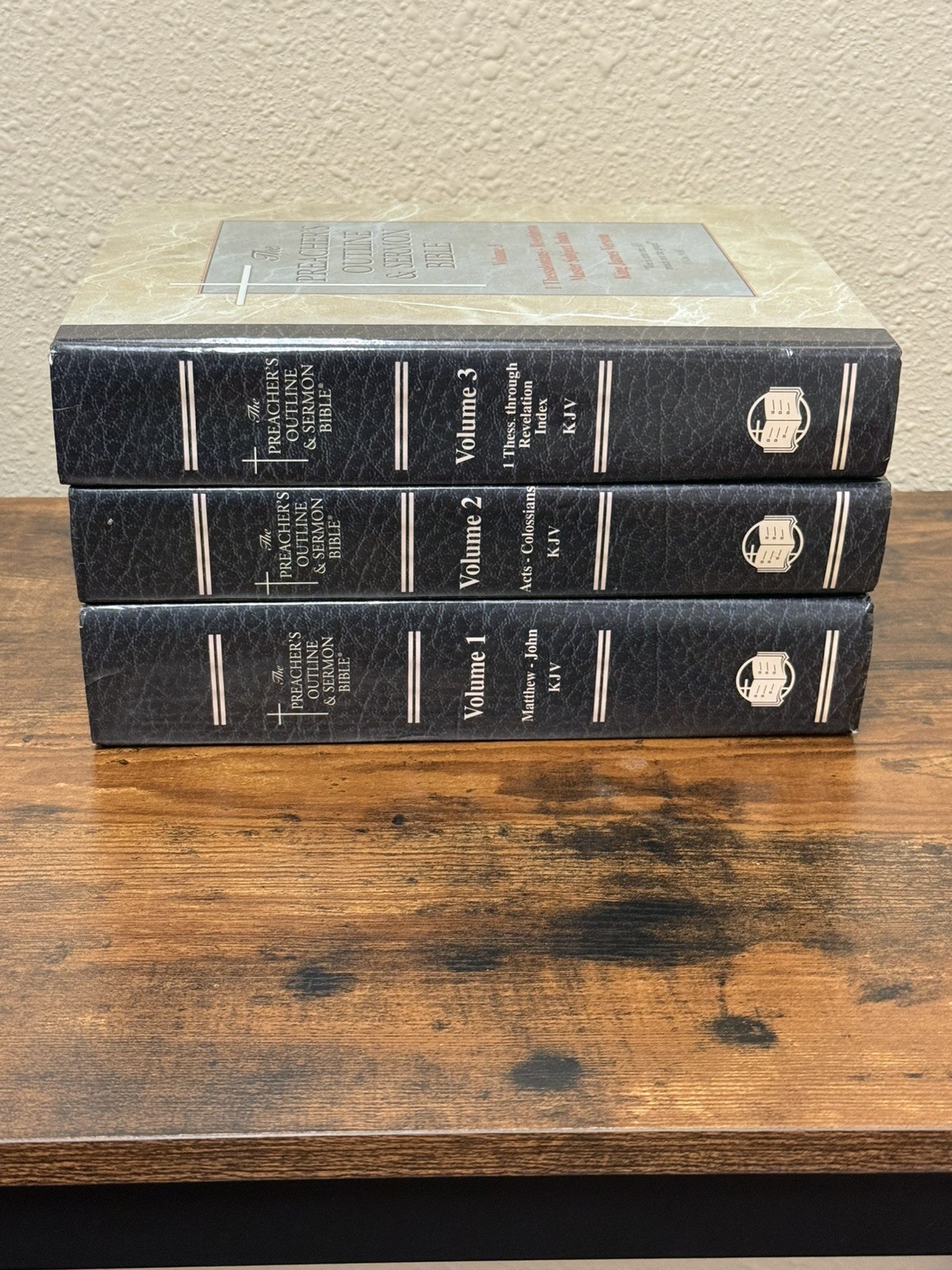 Preacher’s Outline & Sermon Bible-KJV Hardcover Leadership 3 VOLUMES
