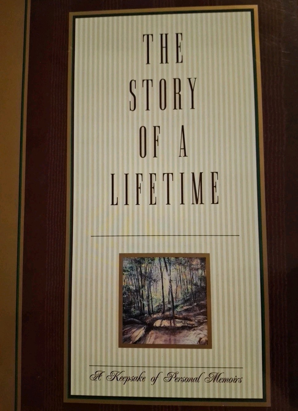 The Story of a Lifetime: A Keepsake of P- hardcover, 9780964303249, Pamela Pavuk