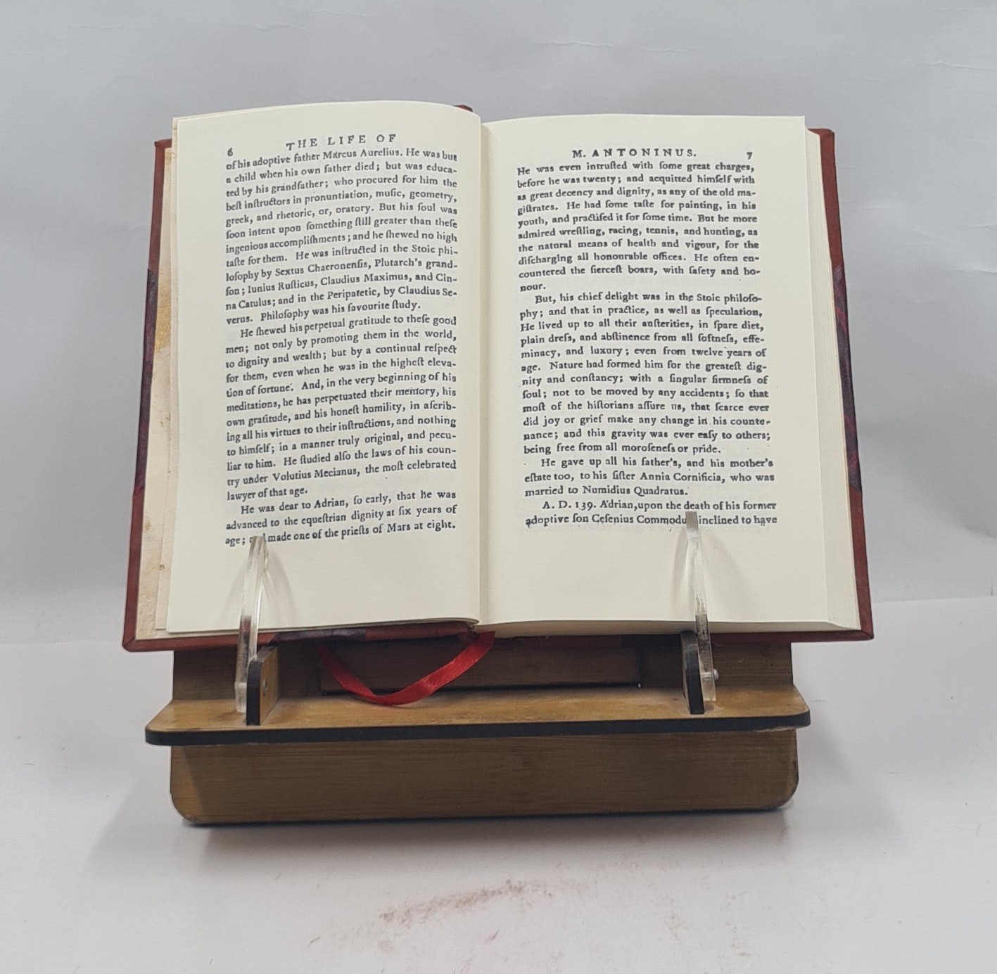The Meditations Of The Emperor Marcus Aurelius Antoninus 1752 [Leather Bound]