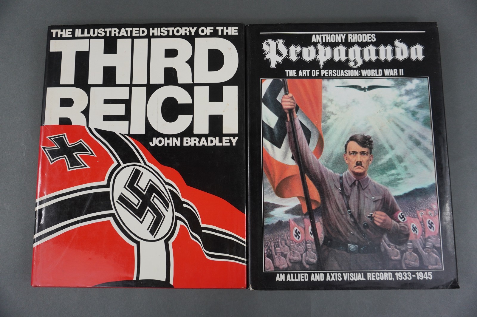Third Reich Illustrated History & WWII Propaganda Hardcover Books Lot of 2