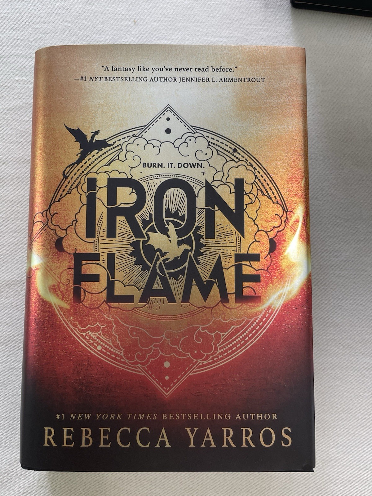 Rebecca Yarros – Iron Flame First Edition/First Printing Signed Sprayed Edges