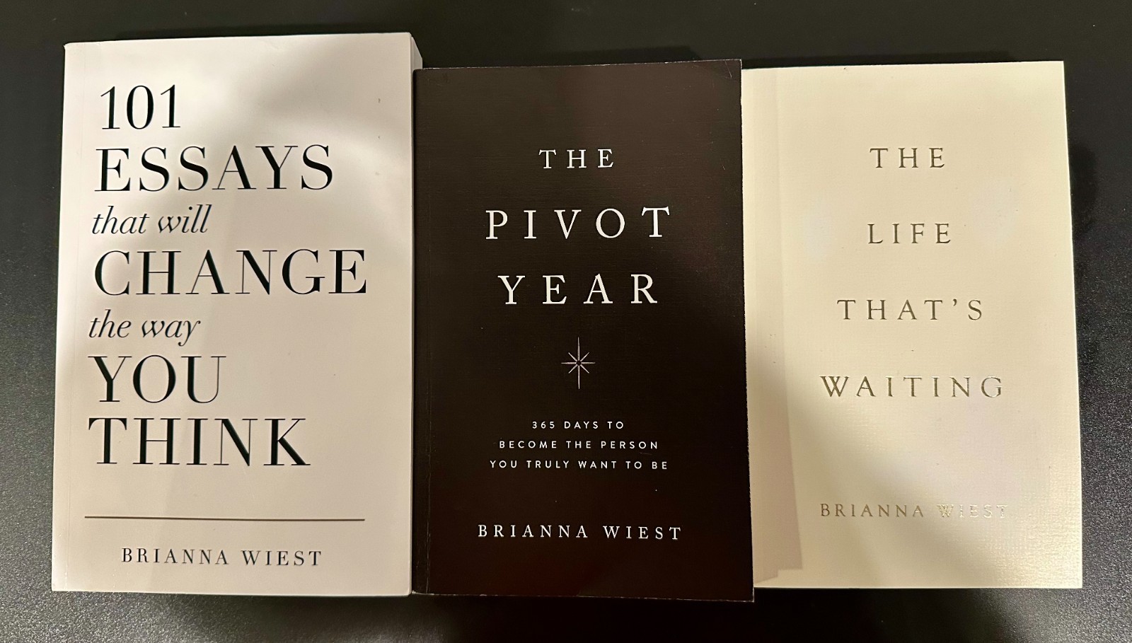The Pivot Year, The Life That’s Waiting, 101 Essays 3 Book Lot by Brianna Wiest