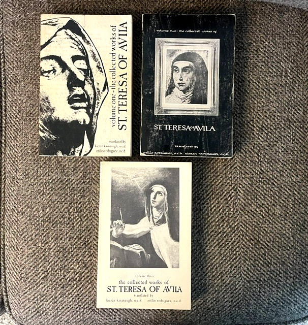 THE COLLECTED WORKS OF ST. TERESA OF AVILA – 1976 – 3 vol – Catholic Carmelite