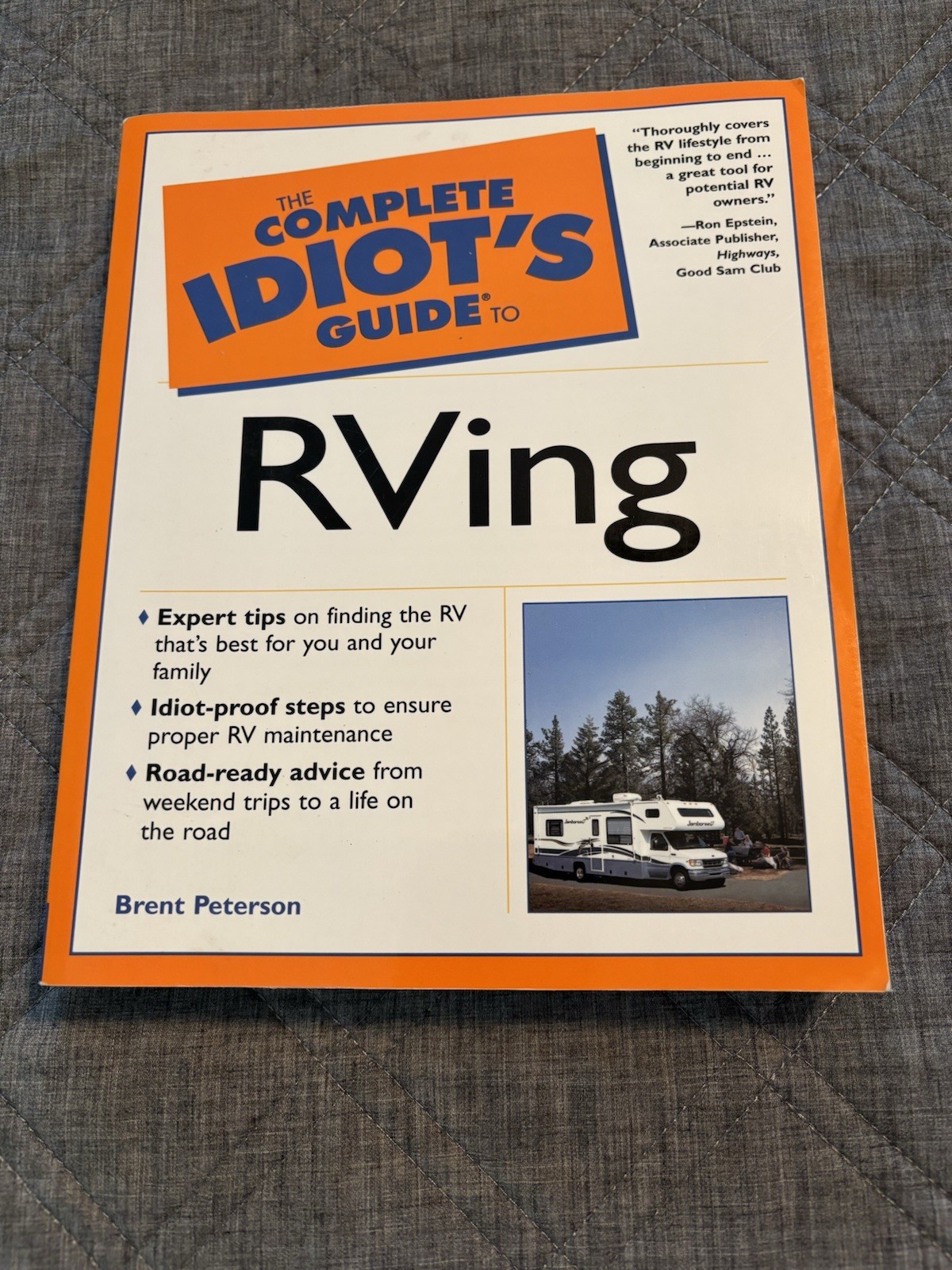 Complete Idiots Guide To Rving New 372 Pages 2002