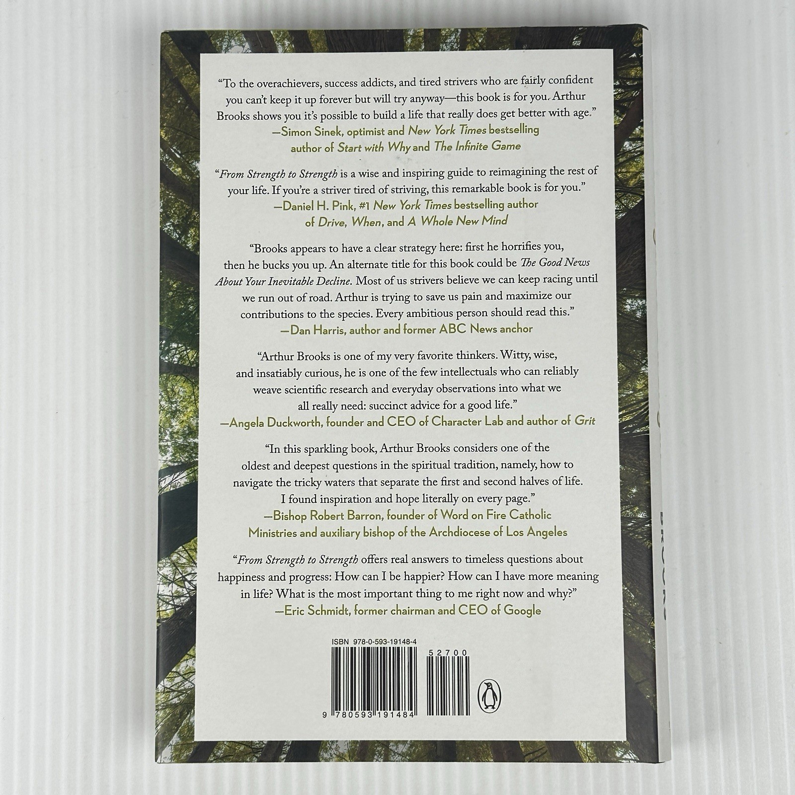 From Strength To Strength By Arthur C. Brooks HC/DJ 9th Printing 2022