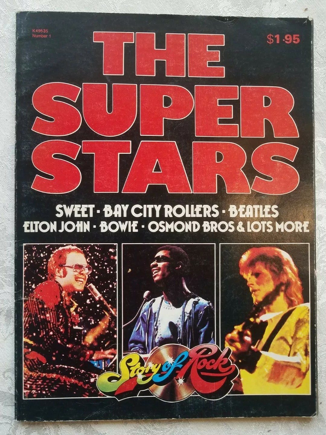 THE SUPERSTARS Rock Music Stars Book 1972 Vintage No. 1 First Issue