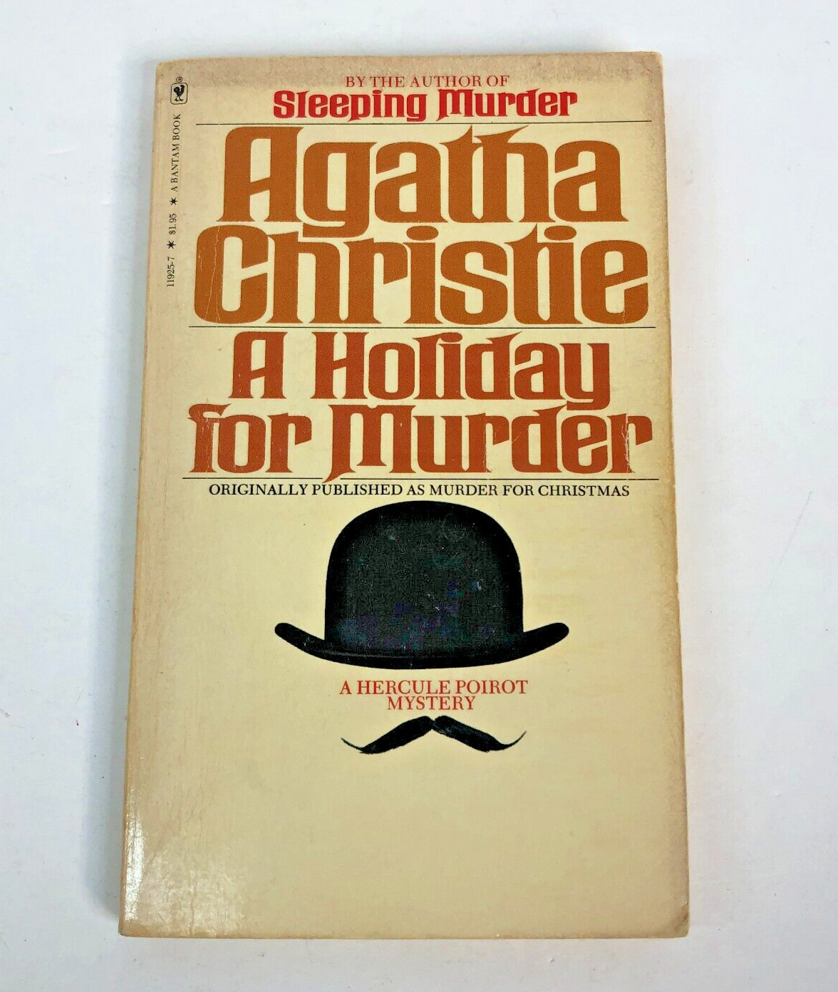 Vintage A HOLIDAY FOR MURDER Agatha Christie Bantam Books 1976