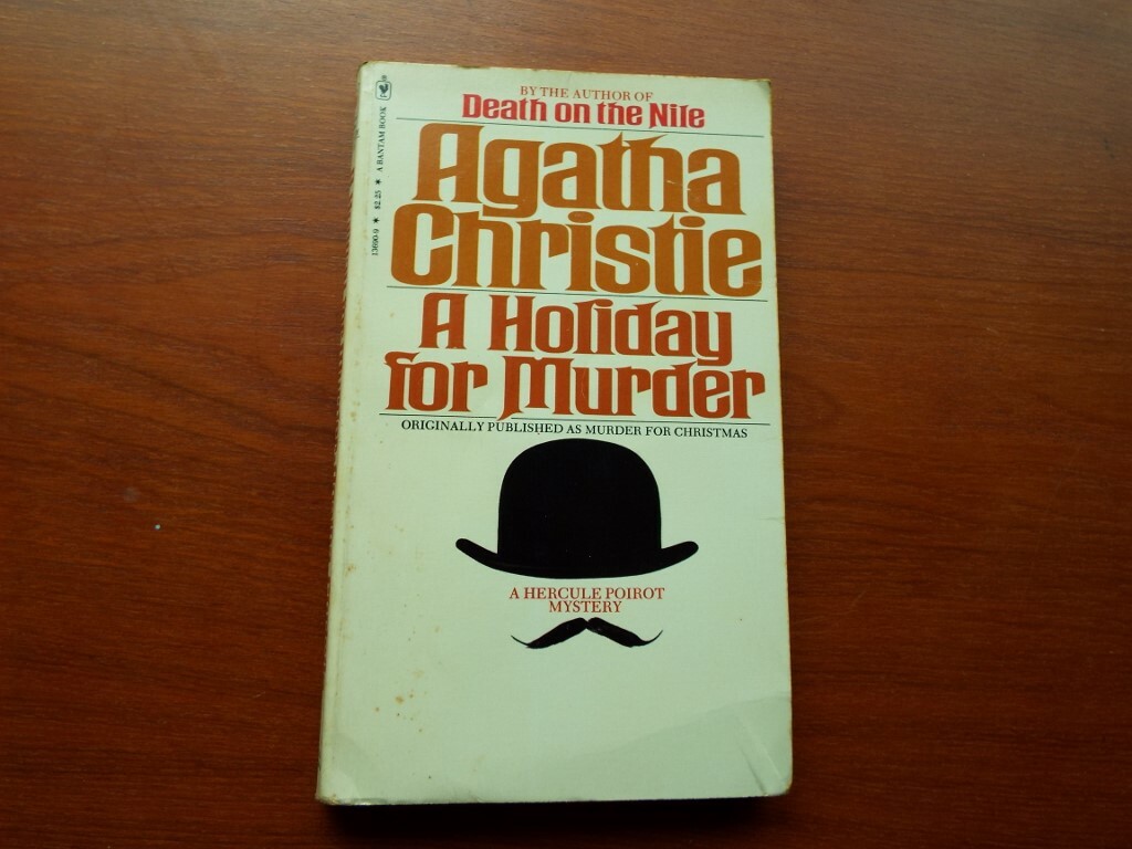 1979 A Holiday For Murder Agatha Christie Mystery Bantam Paperback