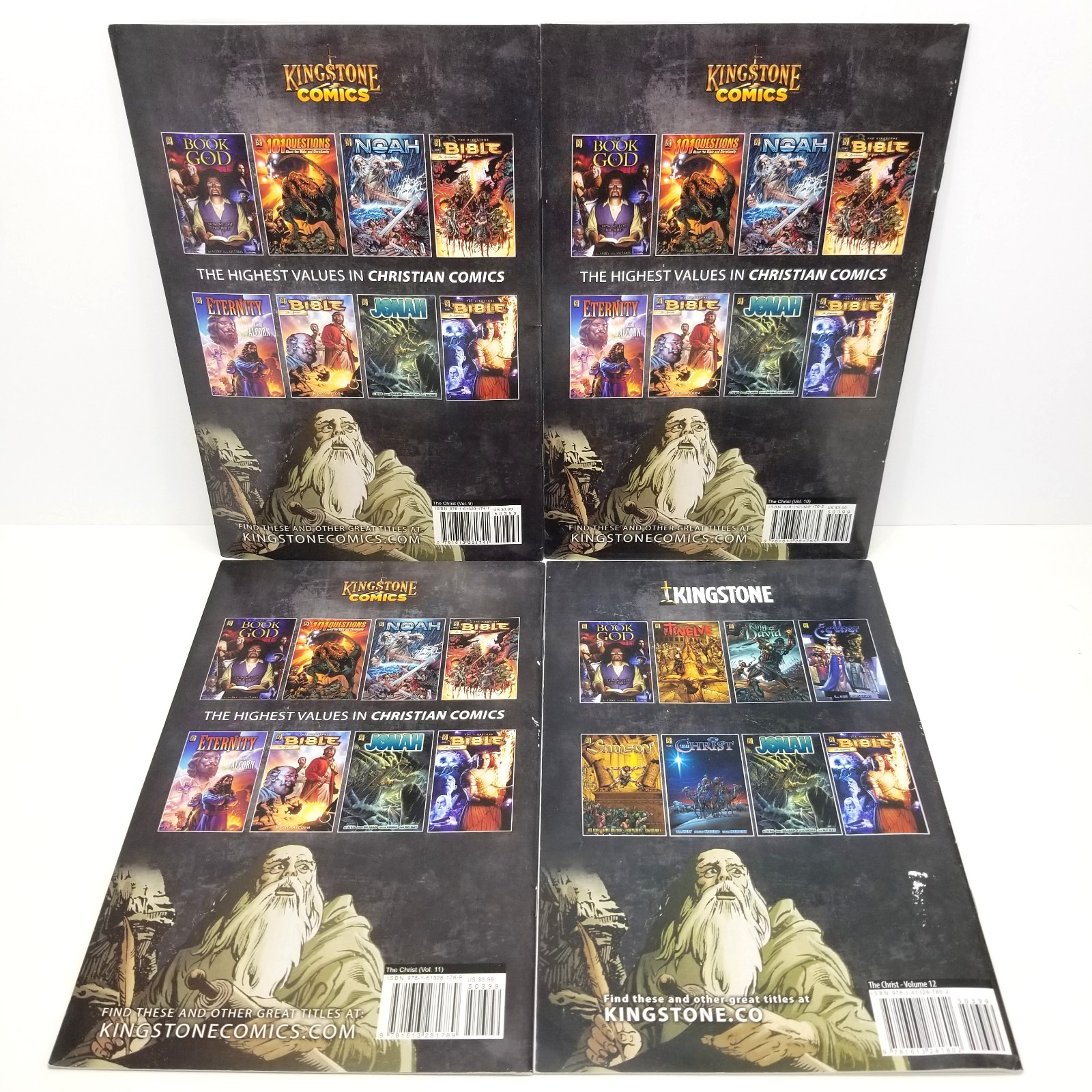 The Christ Volumes 1-12 BIBLE Ben Avery Kingstone Comics Graphic Novels