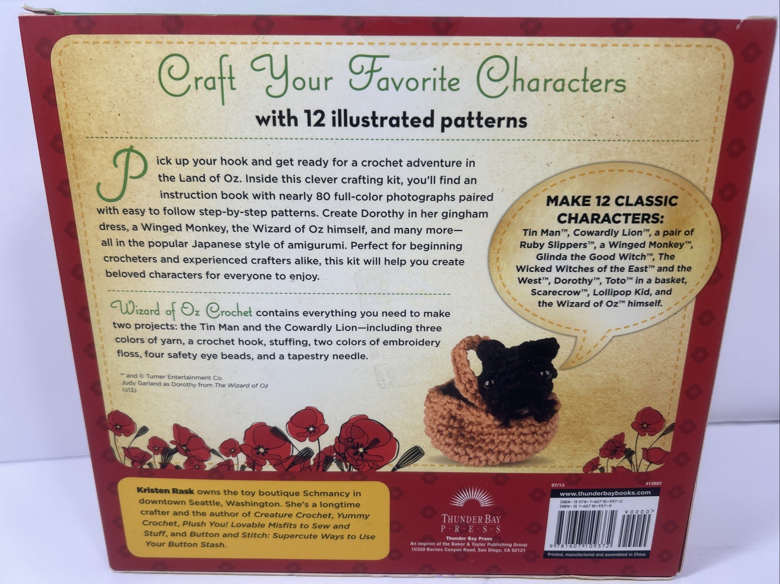 Wizard of Oz Crochet by Kristen Rask | Makes 12 Characters | Paperback / Kit