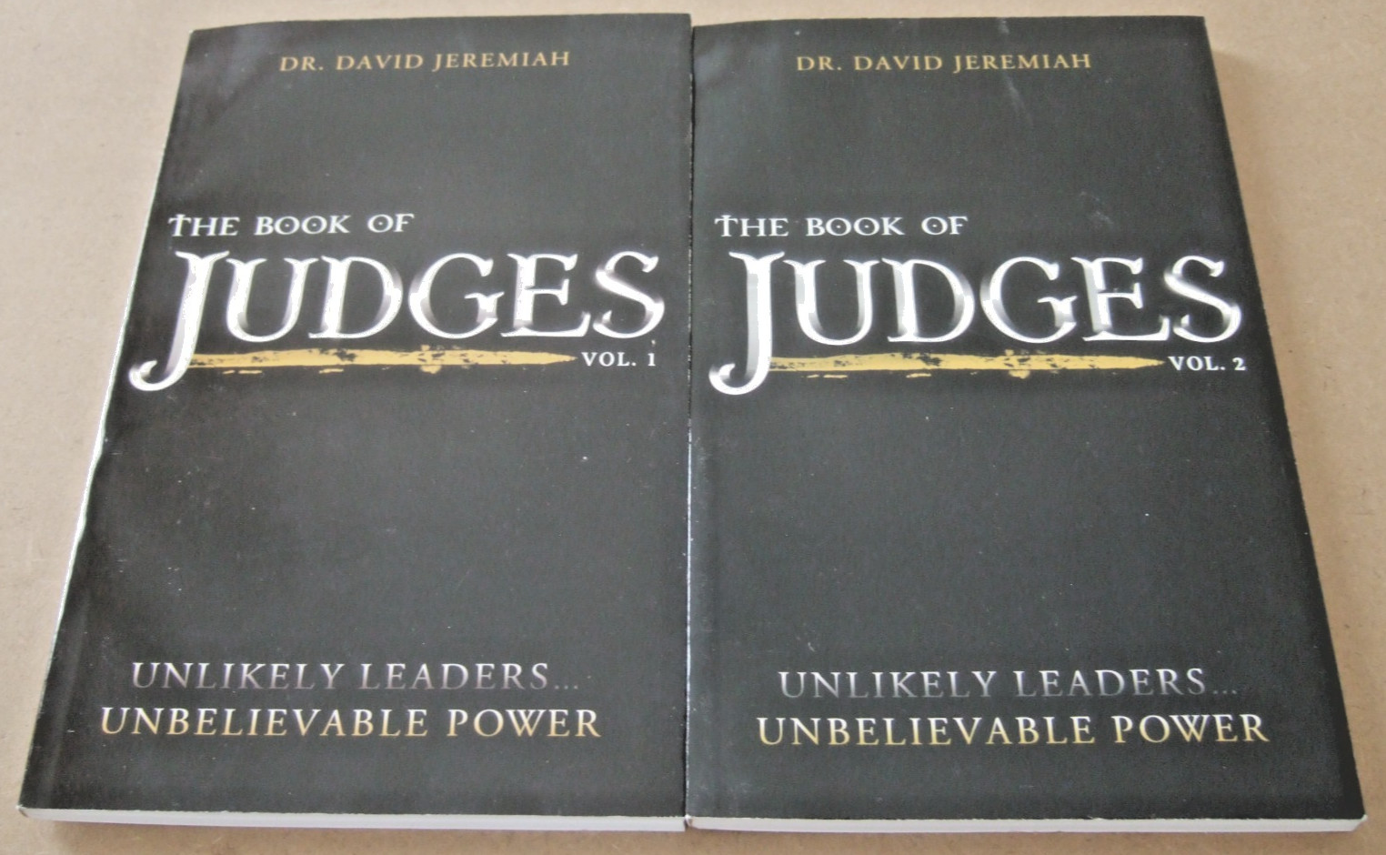 DR. DAVID JEREMIAH STUDY GUIDES THE BOOK OF JUDGES VOLUMES 1-2 2008
