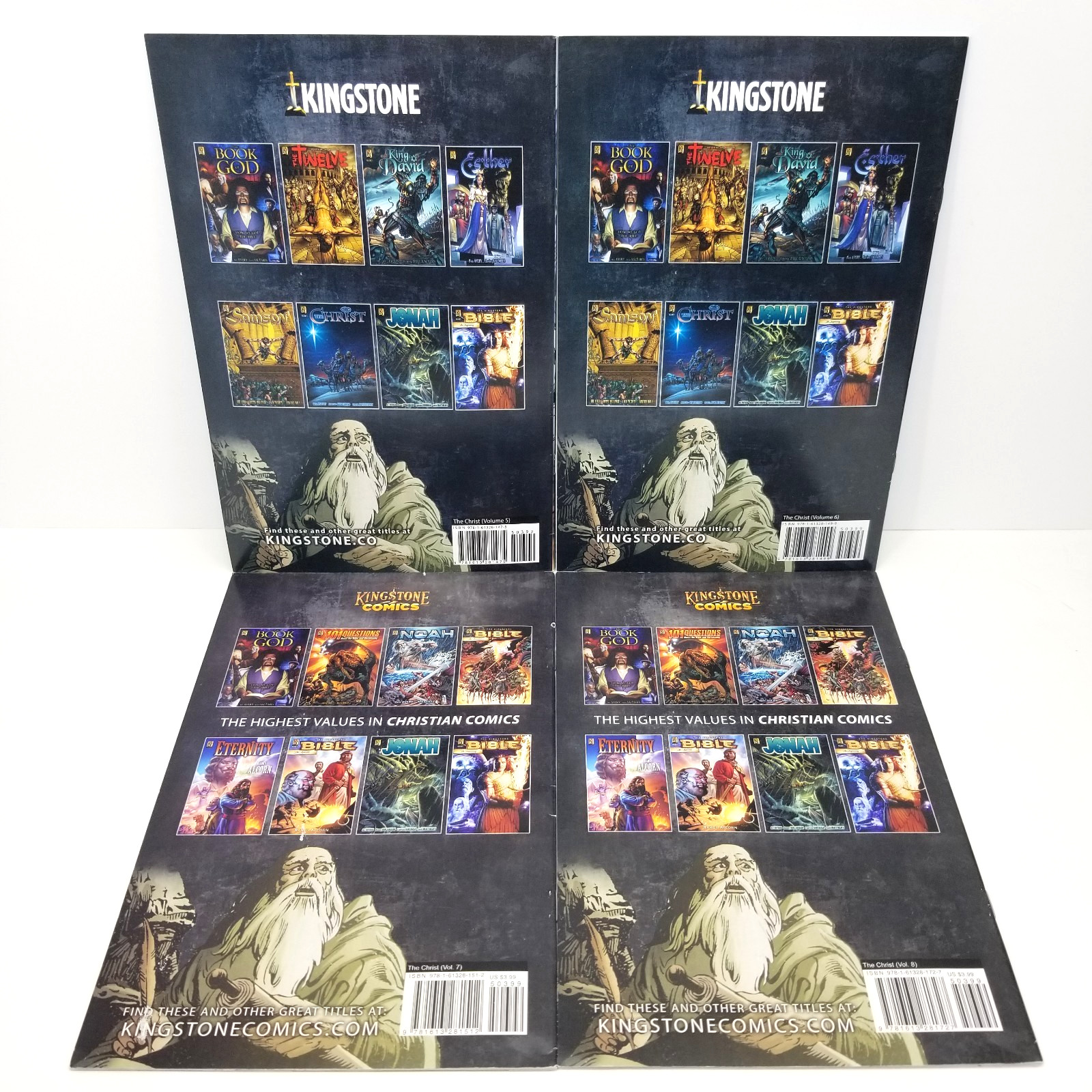 The Christ Volumes 1-12 BIBLE Ben Avery Kingstone Comics Graphic Novels