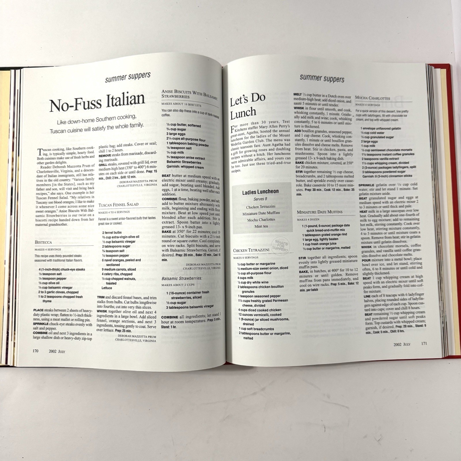 Southern Living 2002 Annual Recipes Cookbook -Every Recipe from 2002, 368 Pages