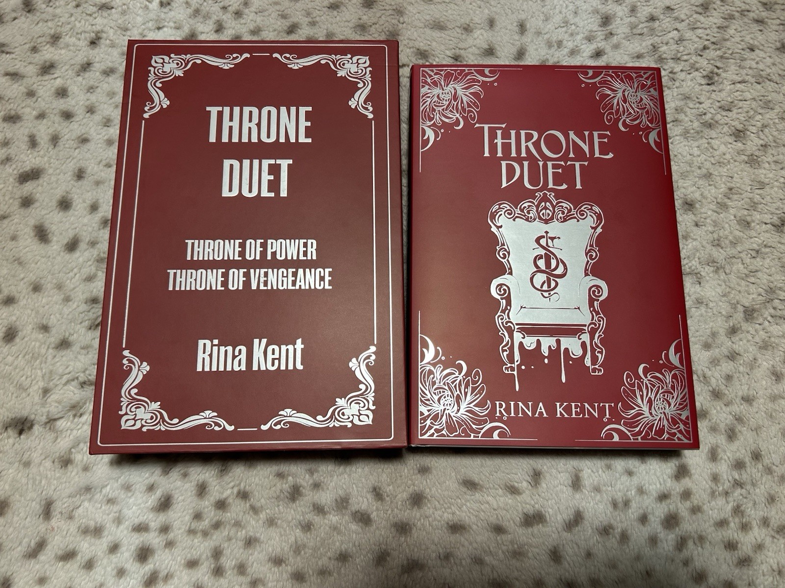 Books For Days Throne Duet by Rina Kent W/overlays