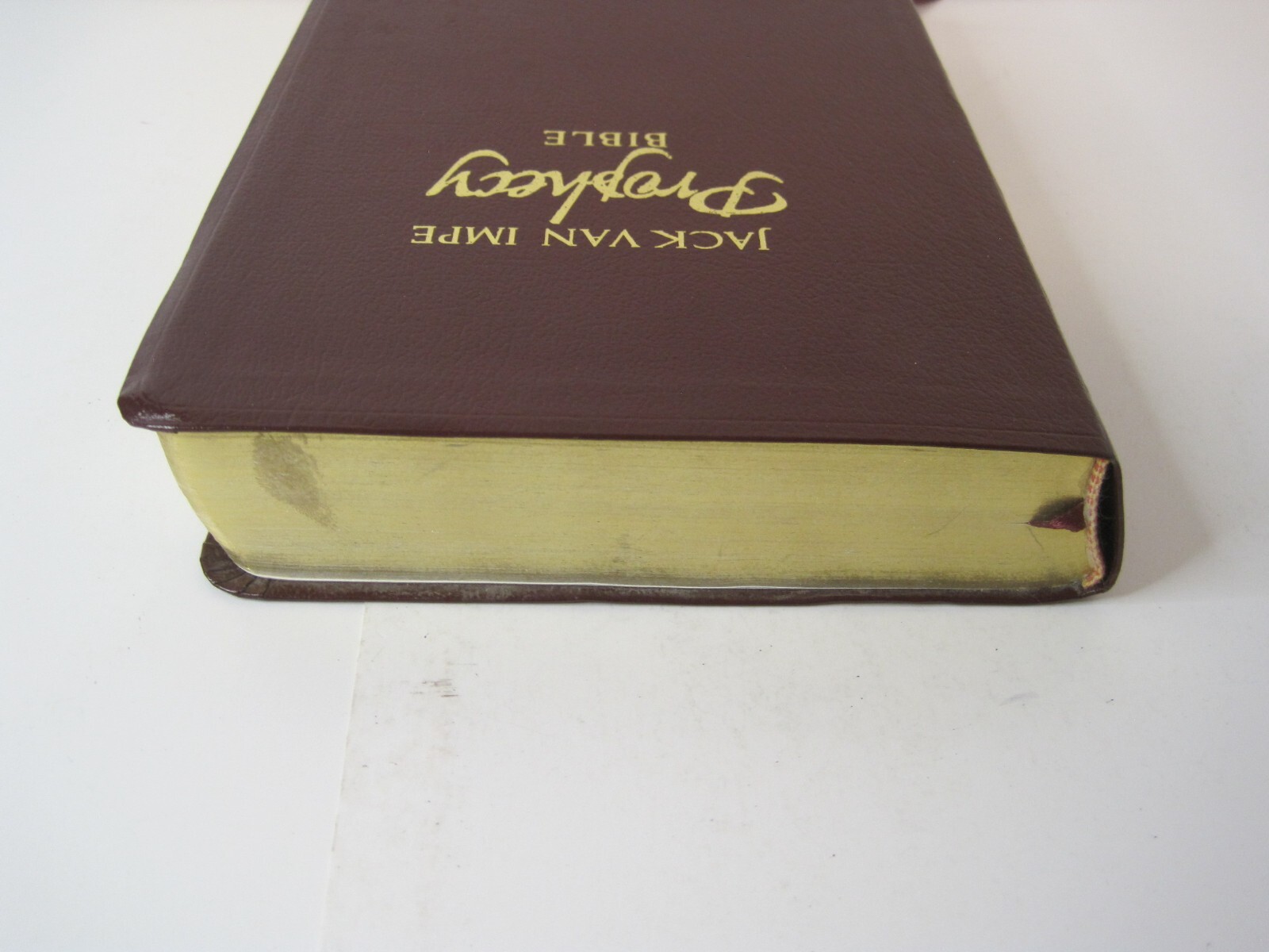 Jack Van Impe Prophecy Bible KJV Limited Special Edition Red Letter Ed. Burgandy