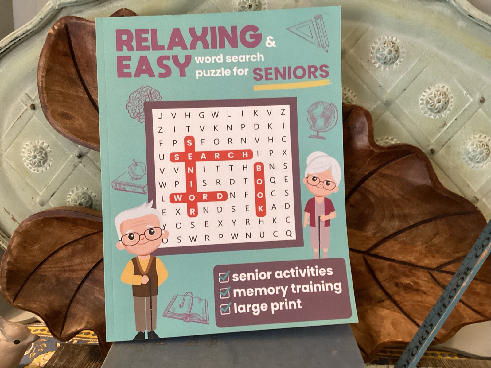 relaxing and easy word search for seniors Large Print Memory Care 50 Puzzles