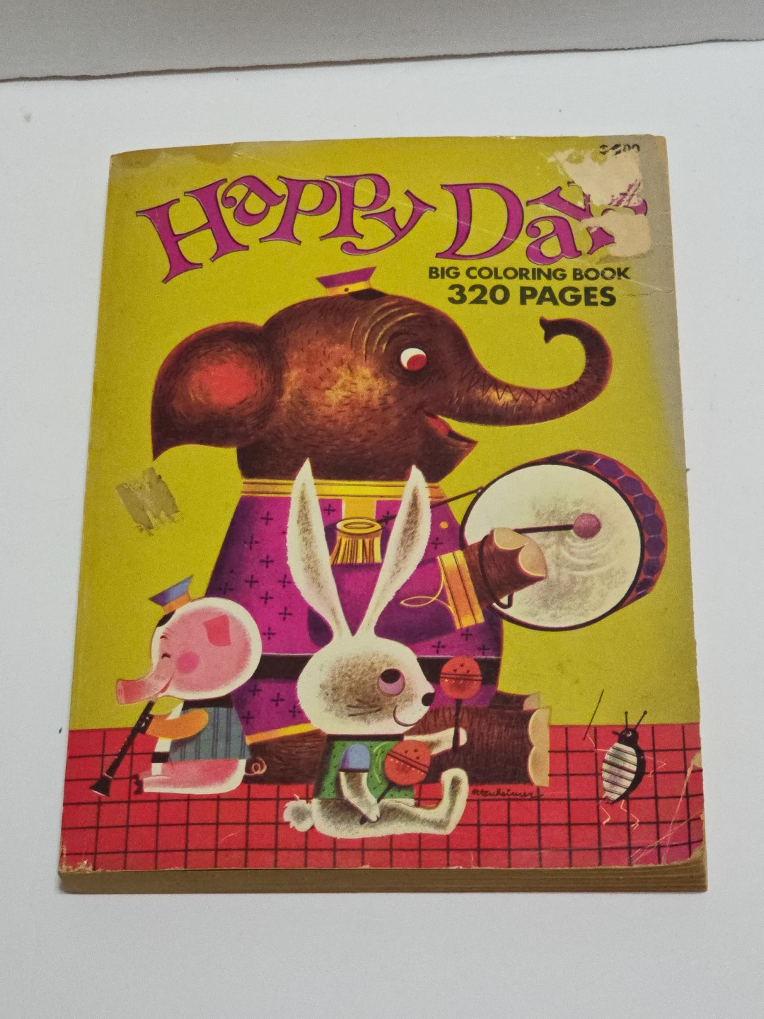 Vintage Happy Days Big Coloring Book 320 Pages Children’s Activity