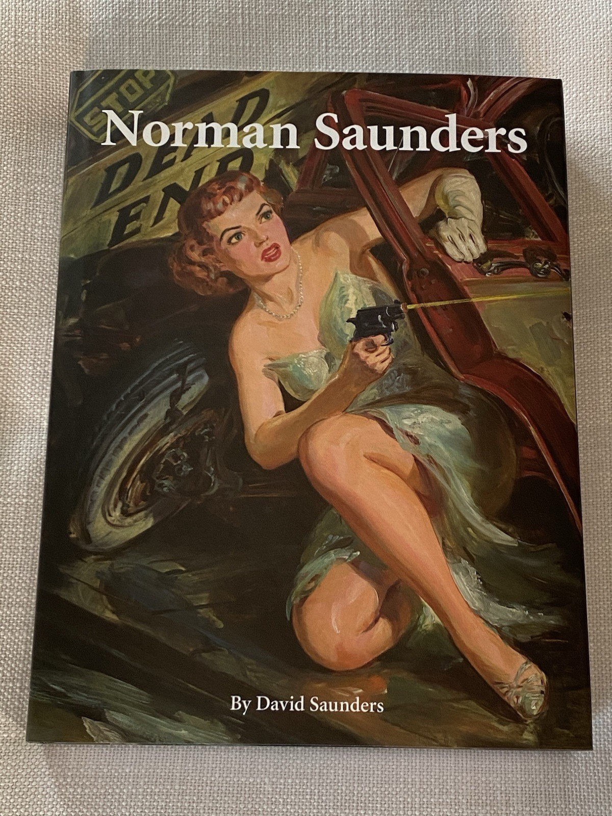 Norman Saunders Pulp Fiction Sci-Fi WWII Terror Magazine Illustration Book NEW