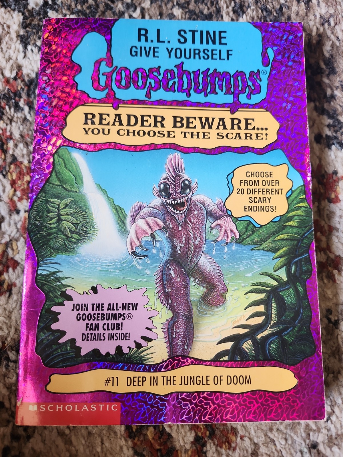 Give Yourself Goosebumps 11 Deep In The Jungle Of Doom True 1st Print