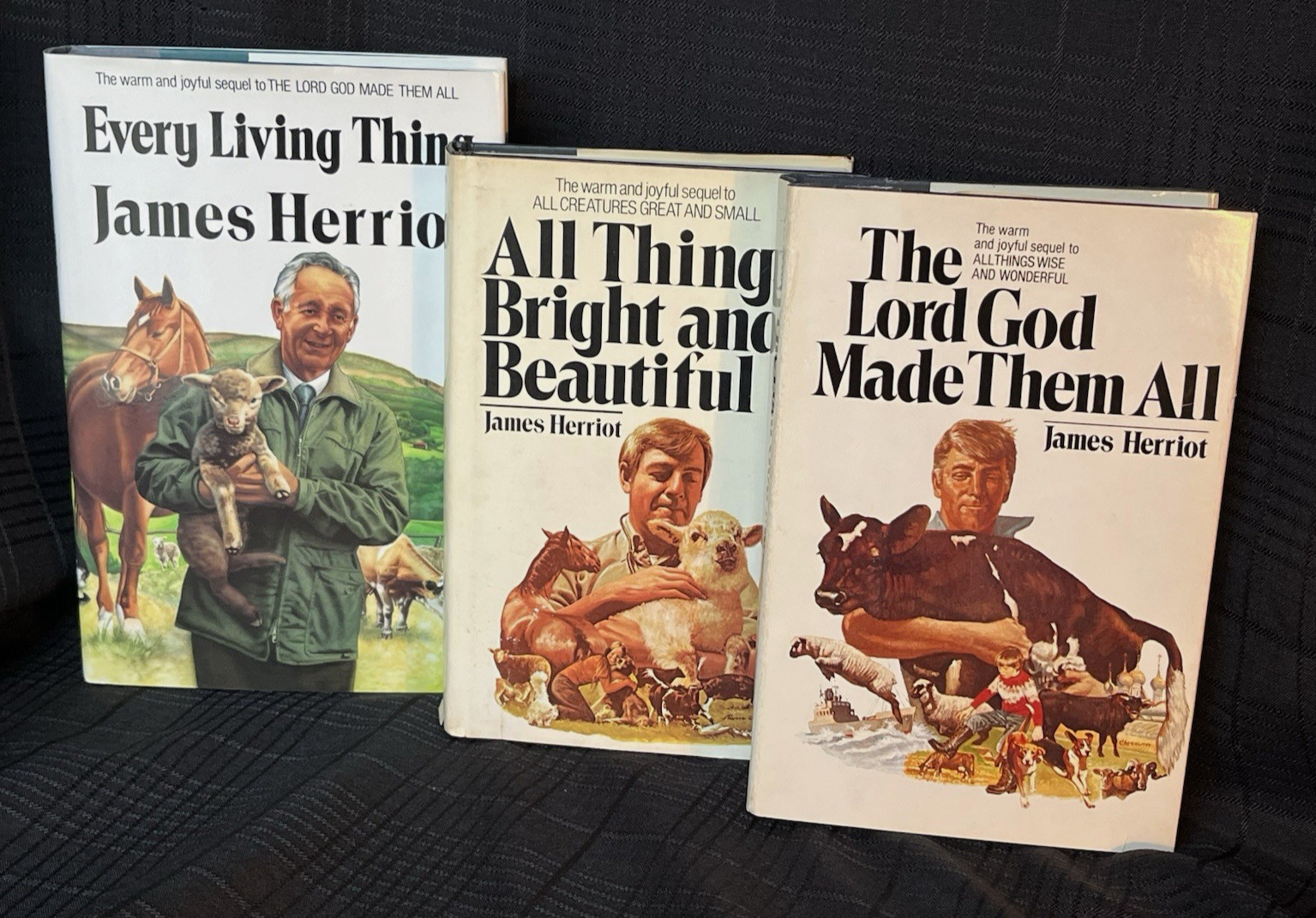 ​James Herriot Hardcover Books LOT OF 3 Hardback w/ DJ