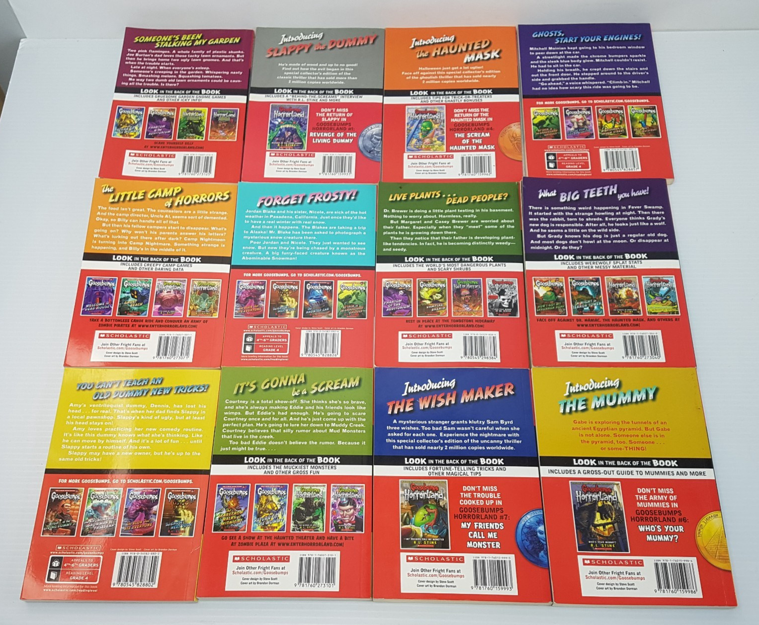 Goosebumps Monster Collection by R.L Stine Paperback 24 Books. Oz Seller
