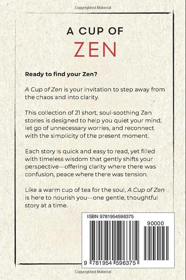 A Cup of Zen: 21 Short Stories to Calm the Mind & Stop Overthinking Art Book