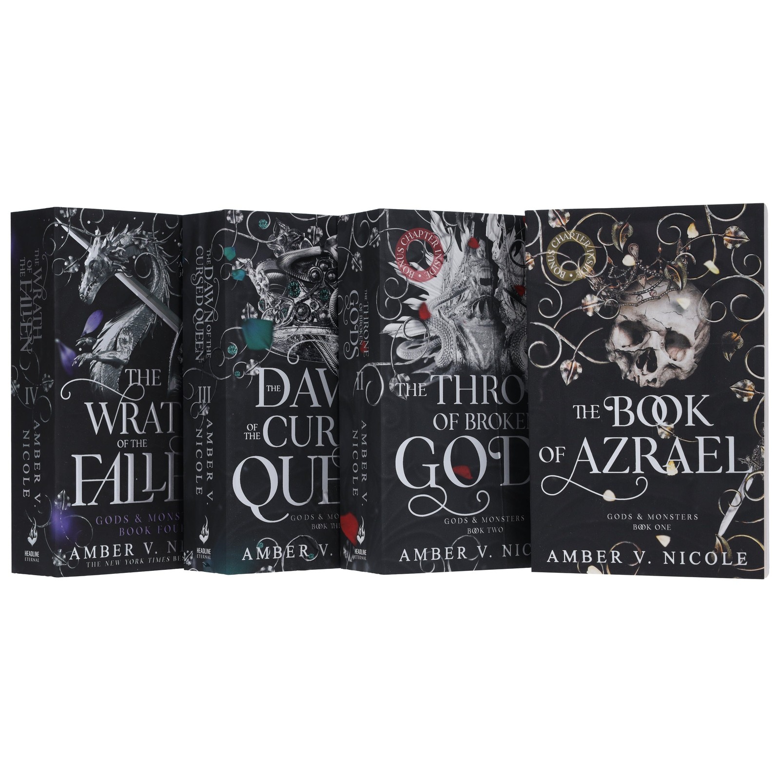 Gods & Monsters Series by Amber V. Nicole 4 Books Set – Fic – PB