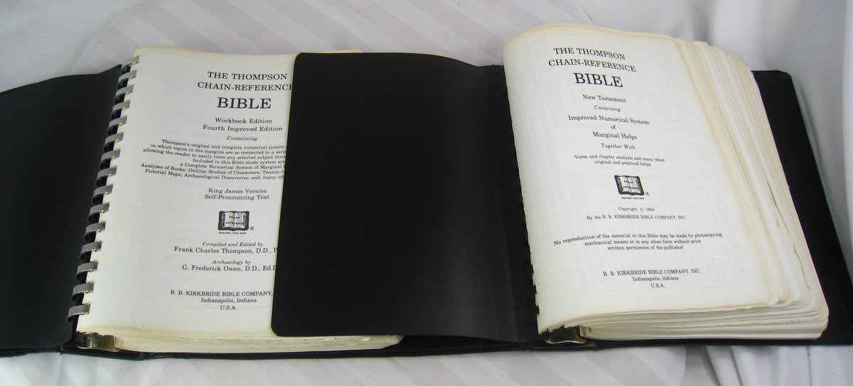 Thompson Chain Reference Bible Loose Leaf Wide Margin KIRKBRIDE 1964 4th Ed. KJV