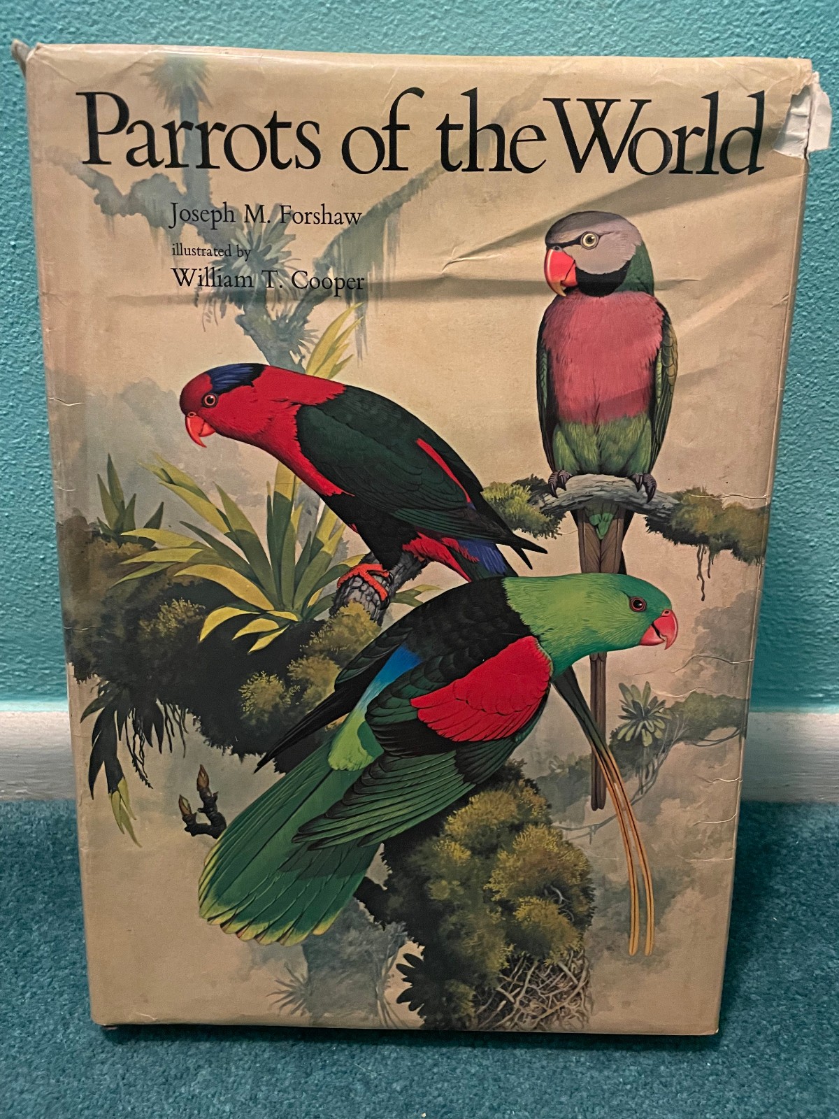 PARROTS OF THE WORLD Forshaw/Cooper 1973 First Edition ISBN 0385056281