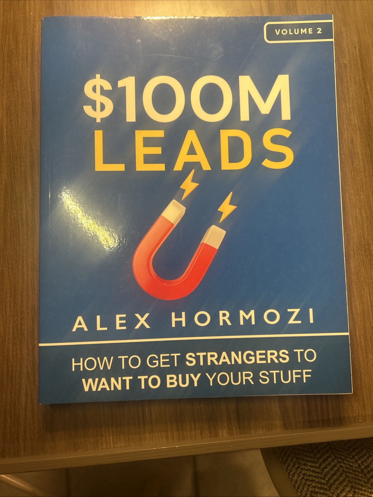 $100M Leads Volume 2 by Alex Hormozi, Paperback, Business Marketing Book