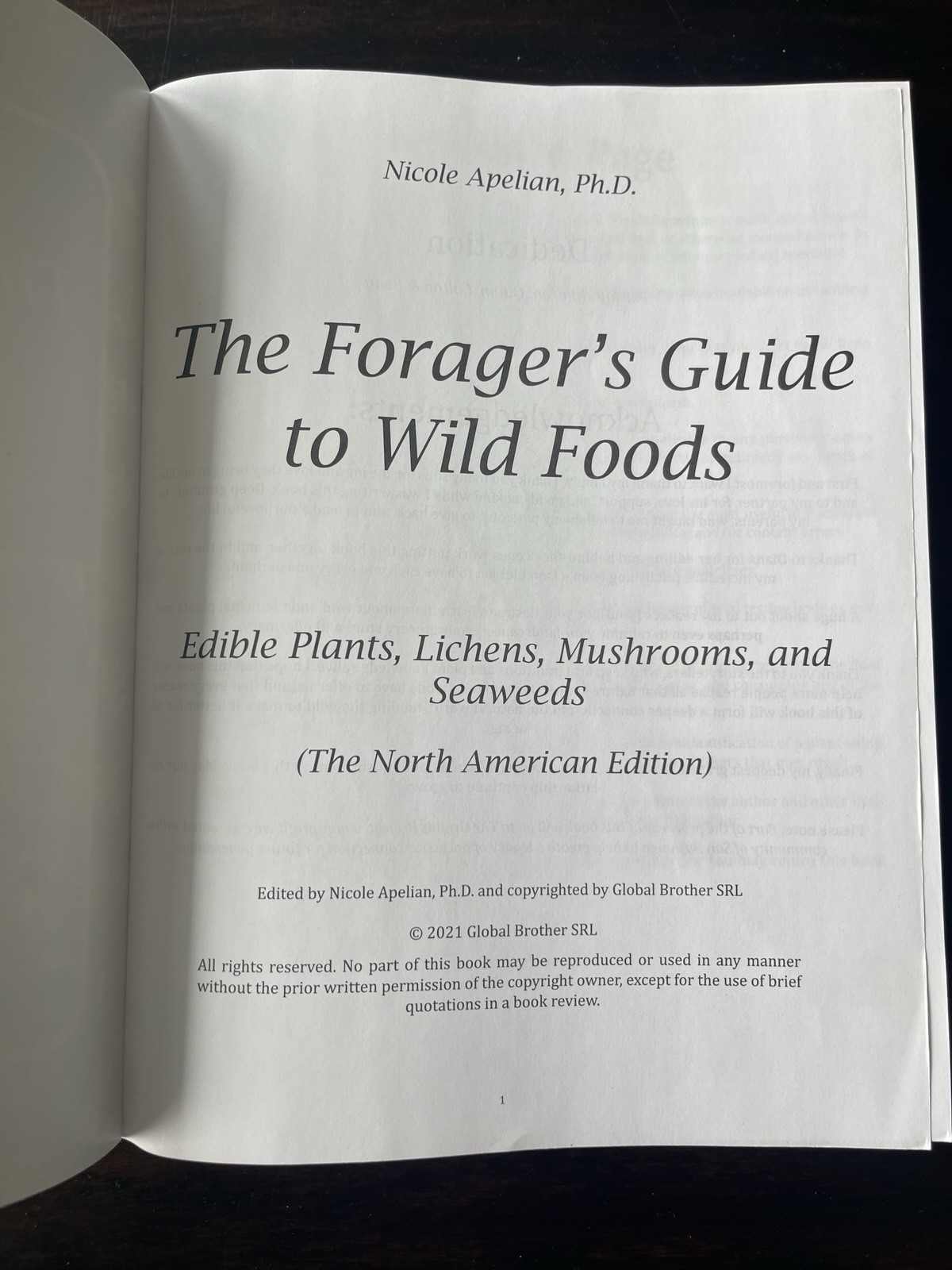 The Forager’s Guide to Wild Foods North American Edition by Nicole Apelian