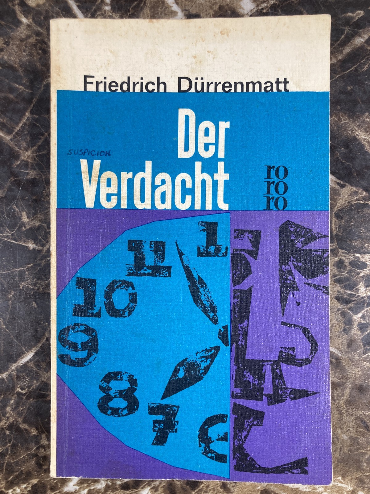Friedrich Dürrenmatt – Der Verdacht (Suspicion) – Rowohlt Taschenbuch 1969