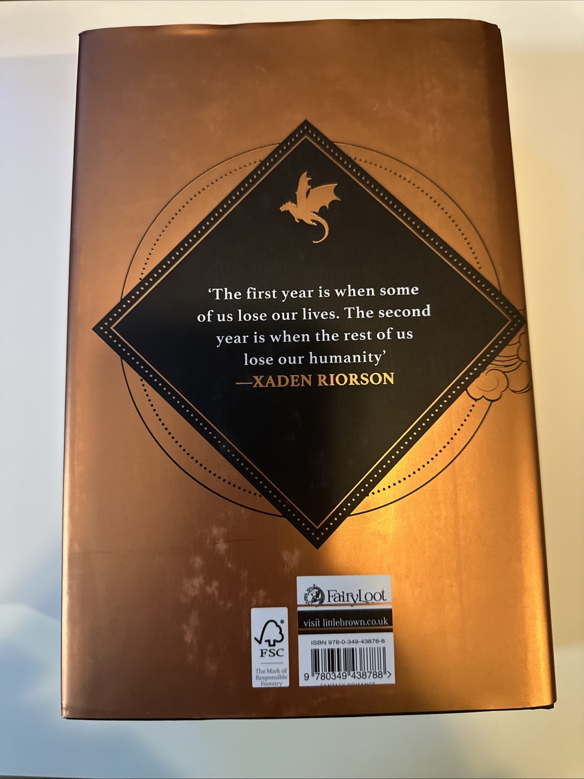 Fairyloot Special Edition Iron Flame By Rebecca Yarros Hardcover