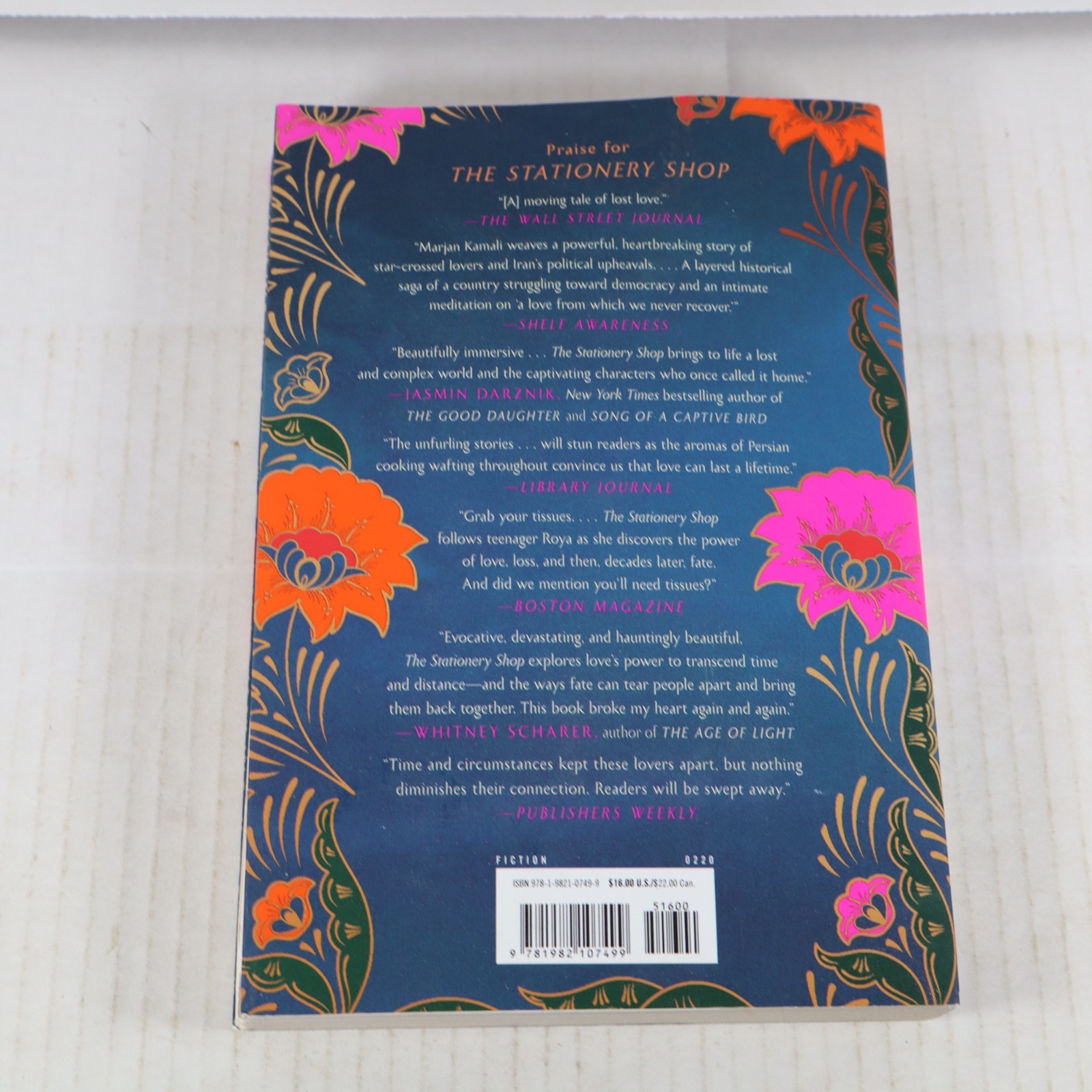 The Stationary Shop a novel by Marjan Kamali (2019, Paperback) Good