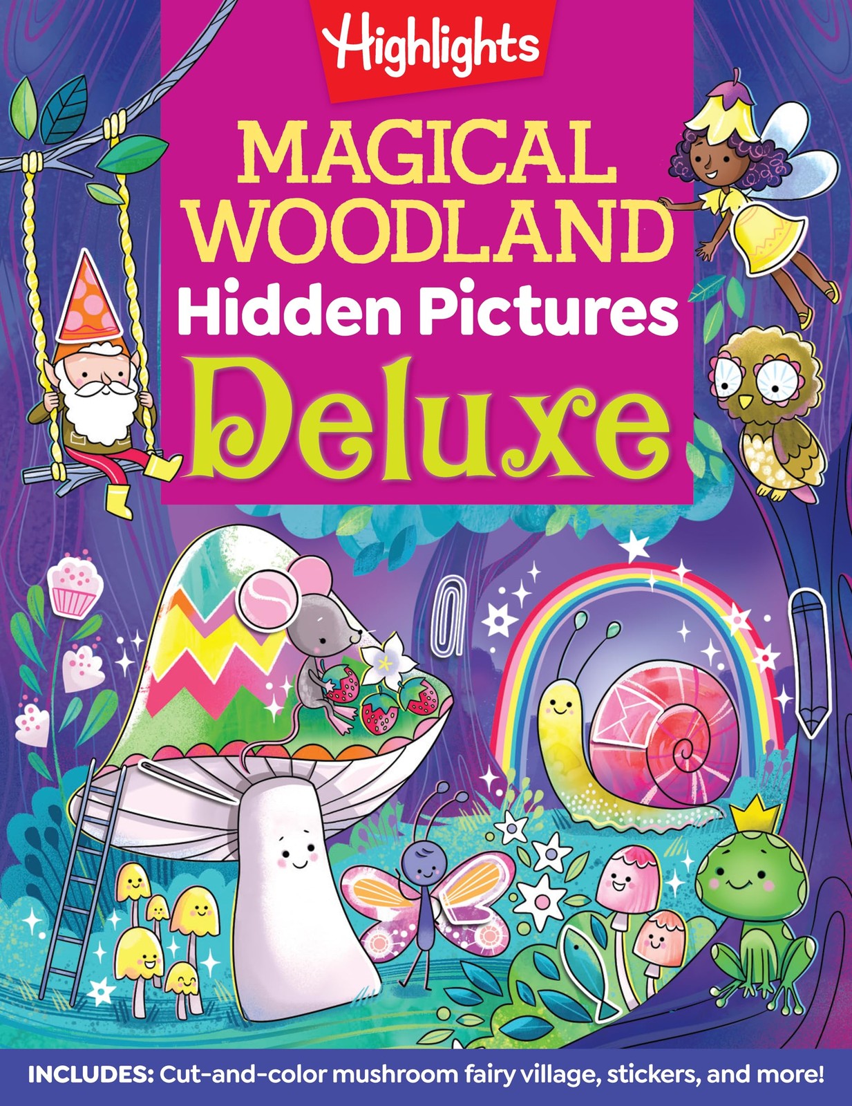Magical Woodland Hidden Pictures Deluxe: 96 Pages of Magical Recipes, Crafts…