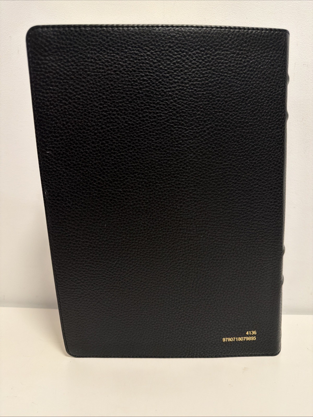 The King James Study Bible, Genuine Black Leather Full-Color 2017, Thomas Nelson