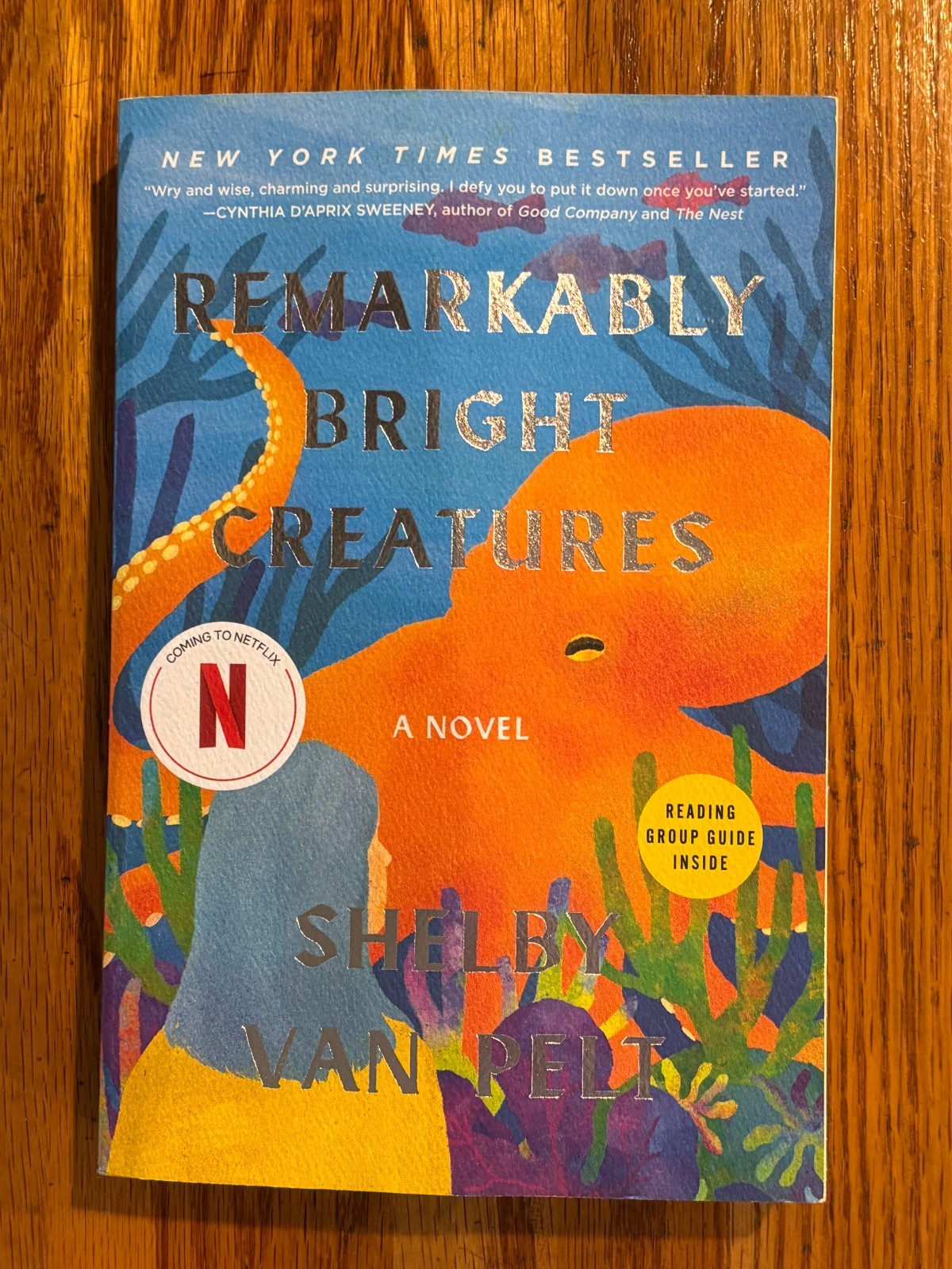 Shelby Van Pelt Trade Paperback w/sprayed edges REMARKABLY BRIGHT CREATURES