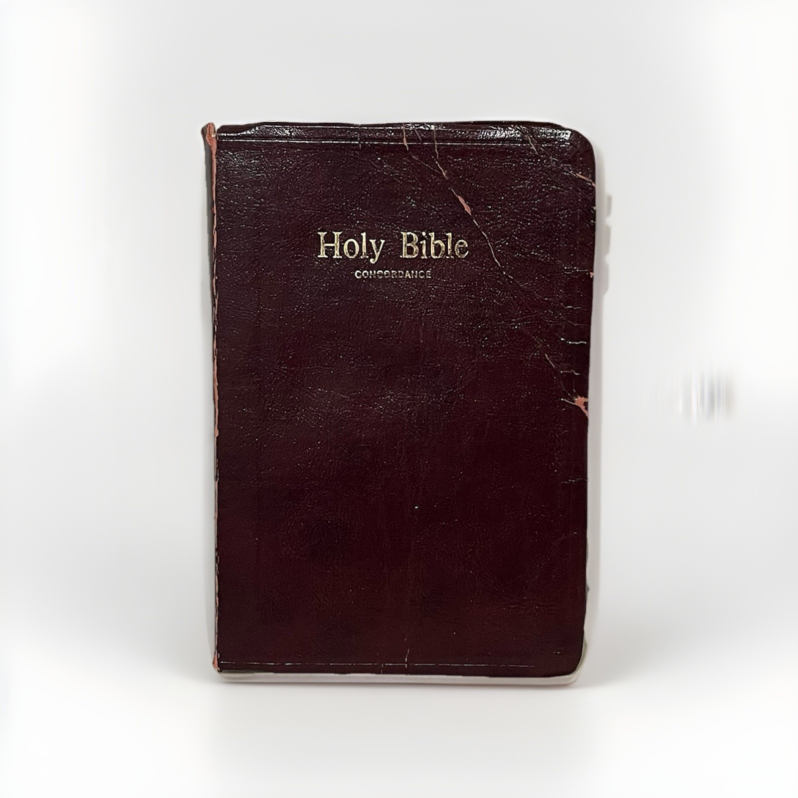 Holy Bible Concordance KJV Red Letter Edition 1973 Burgundy Word Aflame Press