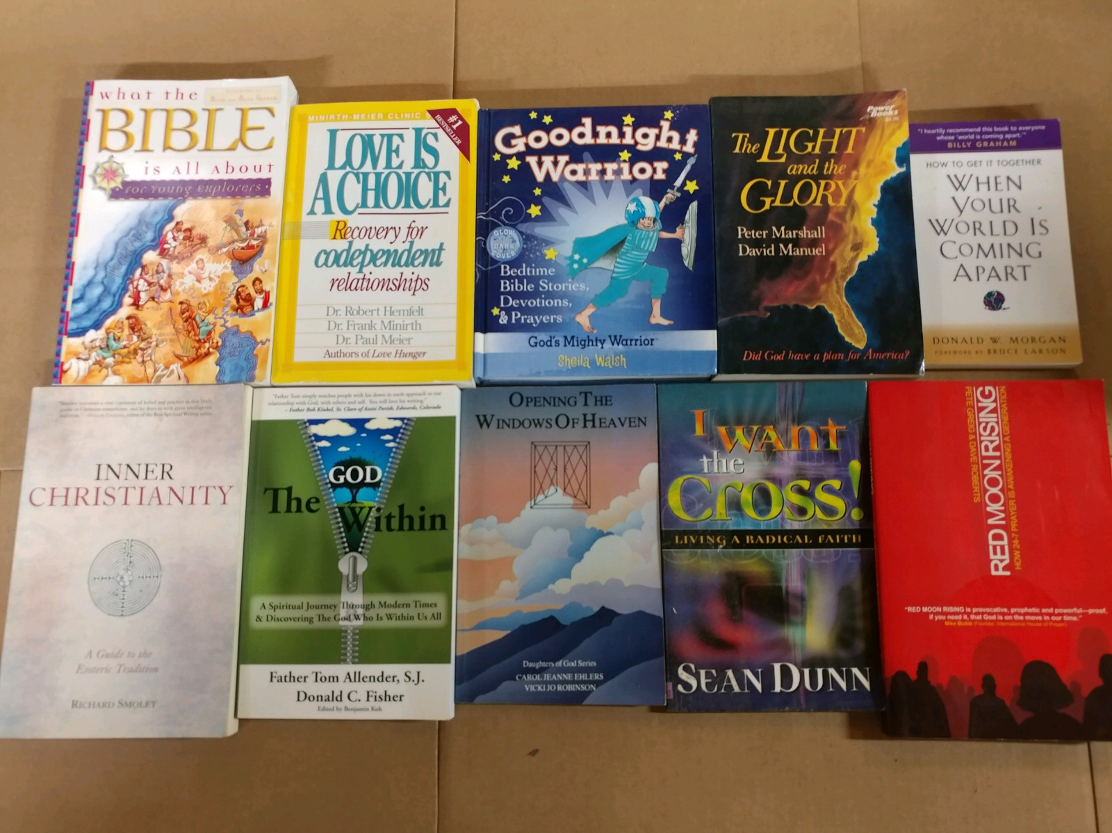 Lot of 20 Christian Prayer Bible Jesus Christ Stories Religion Book RANDOM*MIX