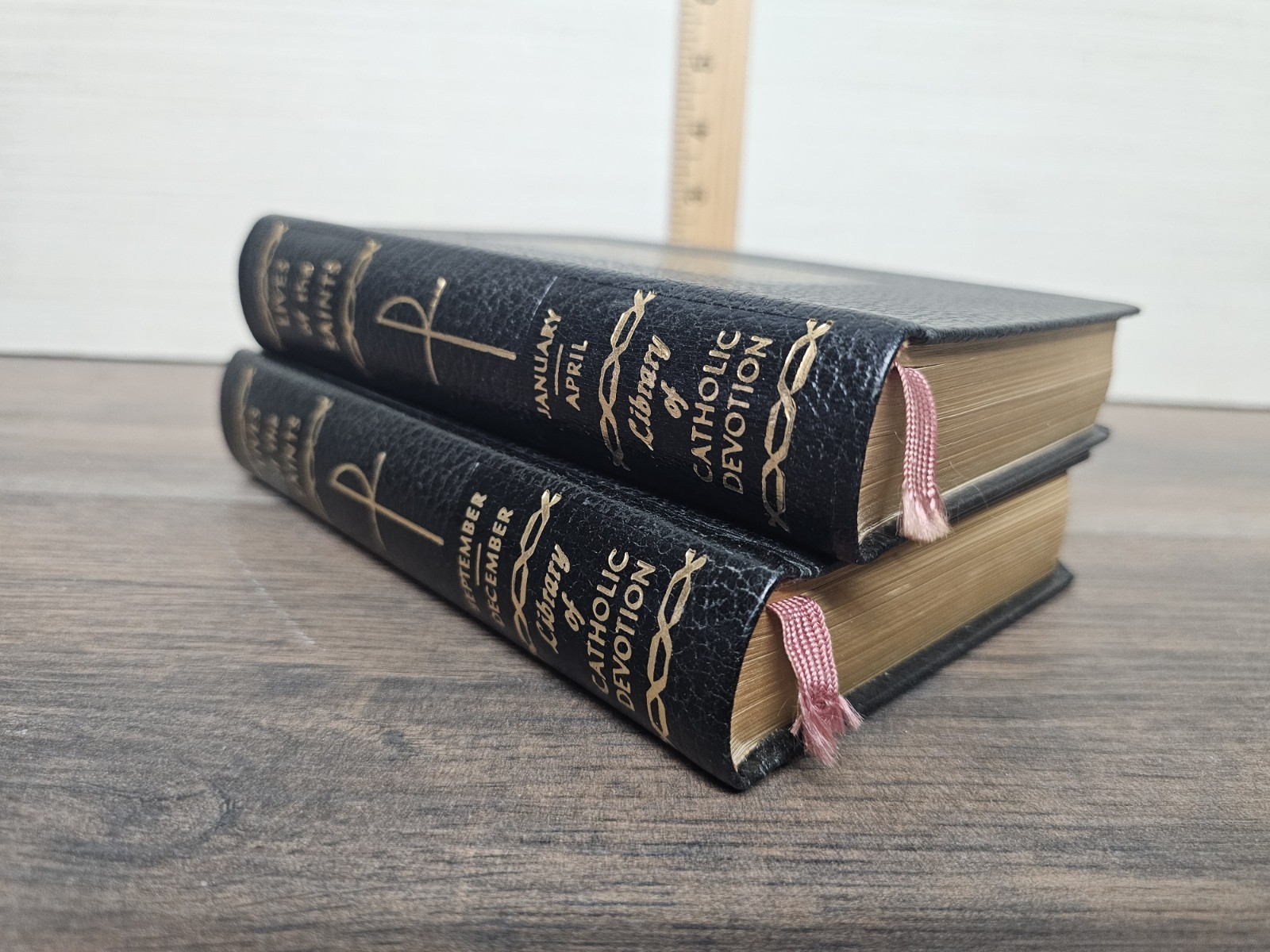 1961 Lives of the Saints, Library Catholic Devotion. Decorative, Religious Books