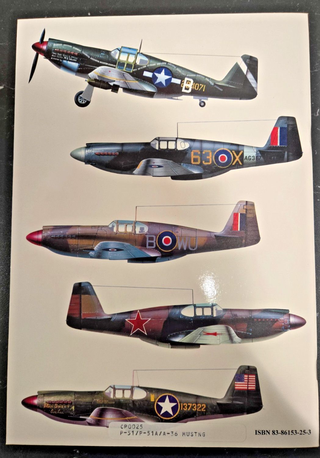 P-51 P-51A A-36 MUSTANG – Seria Pod Lupa #1 – Polish w/English Summary