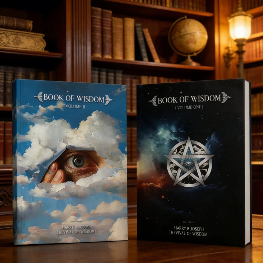 Book of Wisdom Volumes 1 & 2 by Harry B. Joseph 2-Book Spiritual Set USA Stock