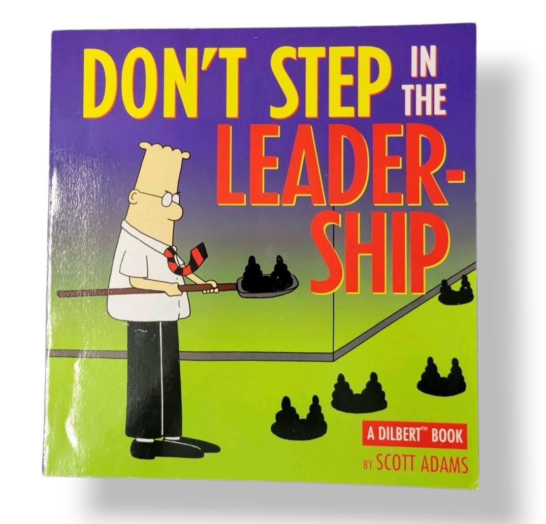 Delbert Book Comics Don’t Step In The Leader-Ship 1999 Scott Adams Paperback