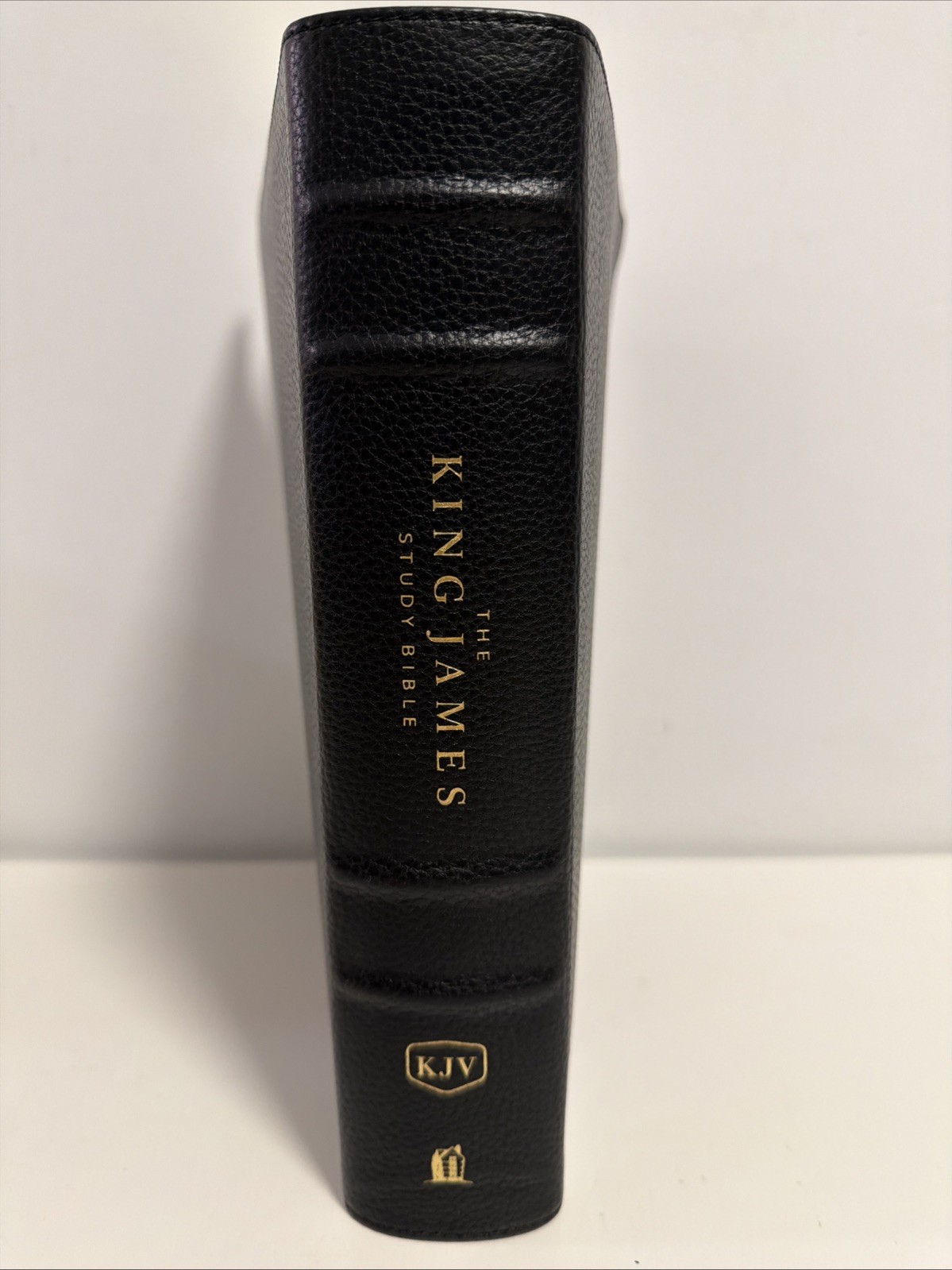 The King James Study Bible, Genuine Black Leather Full-Color 2017, Thomas Nelson